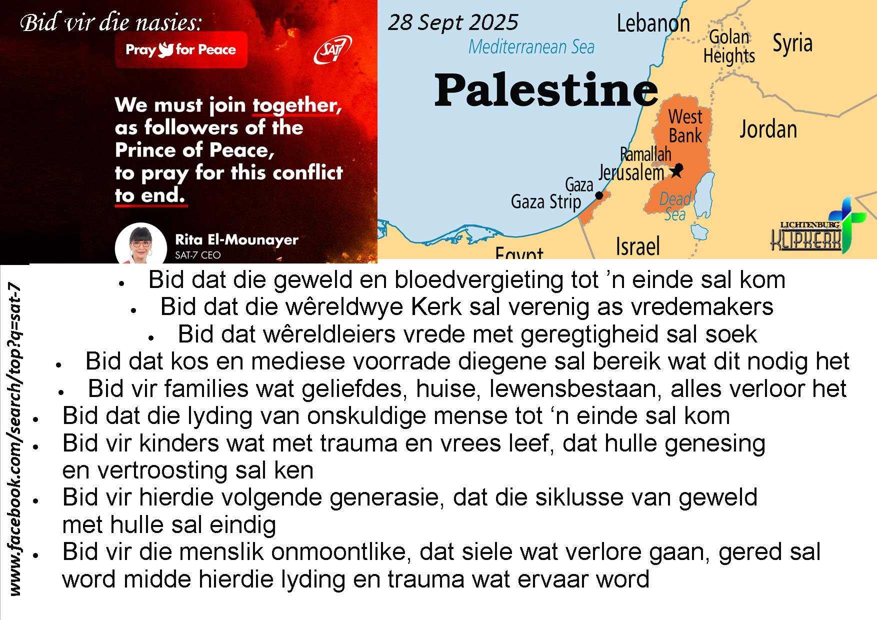 bid vir die nasies, Onbereiktes, klipkerk wereldfokus